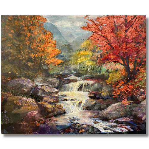 Autumn Sense 24x30 $1350 at Hunter Wolff Gallery